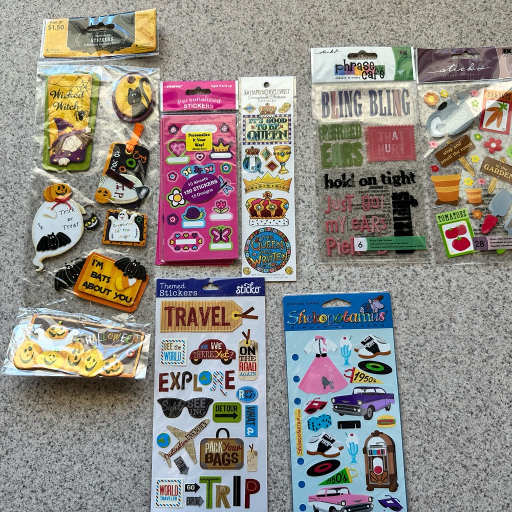 Scrapbook sticker bundle